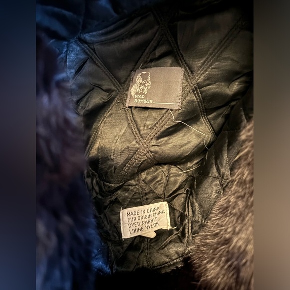 Mad Bomber Rabbit  Fur Hat - Picture 4 of 5